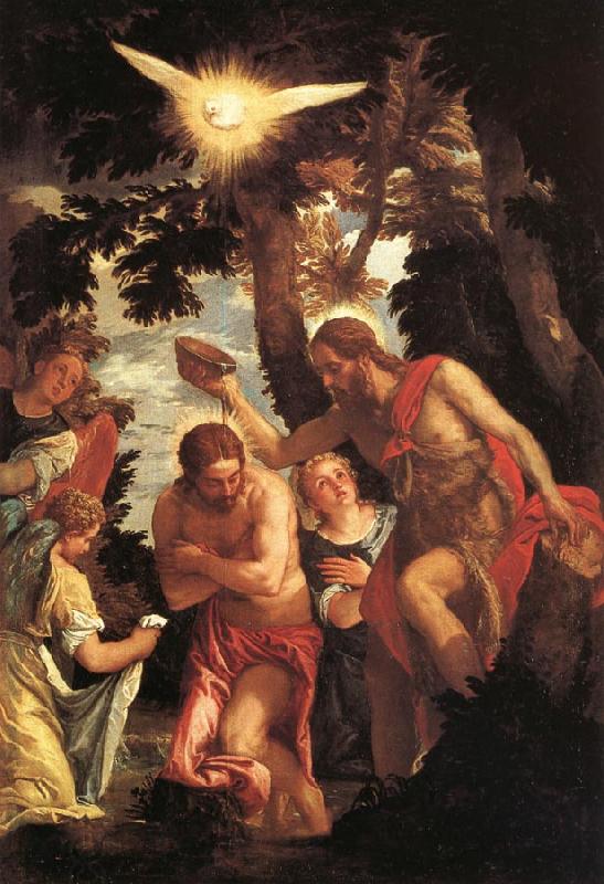 Paolo Veronese The Baptism of Christ oil painting picture